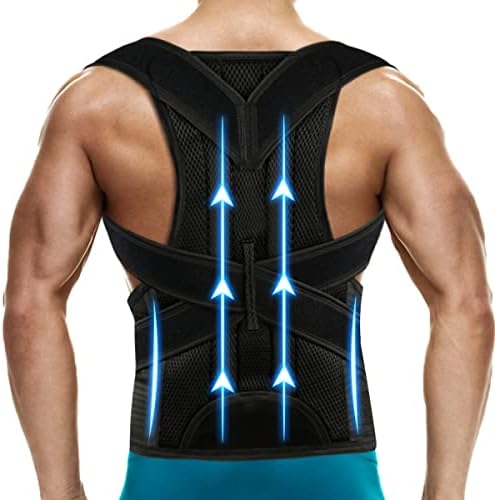 Back Brace Posture Corrector for Women and Men - Adjustable Posture Back Brace for Upper and Lower Back Pain Relief - Improve Back Posture and Lumbar Support,XX-Large(Waist:42-48 Inches)