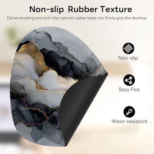 Water Drop Mouse Pad 7.3x8in Non-Slip for Laptop, Big Tree