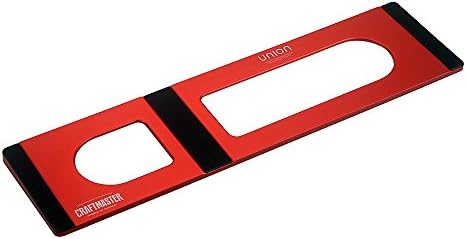 CraftMaster Union Tray for Apple Magic Keyboard and Apple Magic Trackpad 2 - Metal Dock Stand Controls Your iMac or Laptop Remotely, Premium Home and Office Accessory - Red