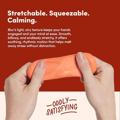 Speks Blur Sensory Slime Putty, Silent Stress Relief Tool, Desk Toy