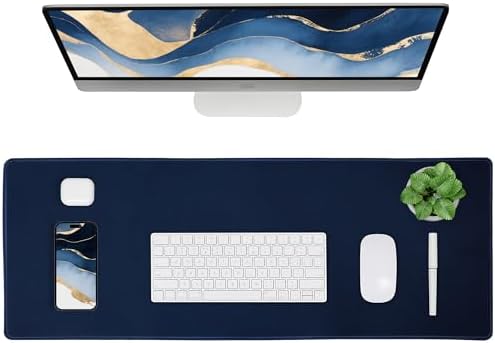 ALOANES Non-Slip Extended Mouse Pad Office&Home Desk Mat Stitched Edge