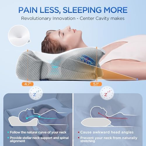 Ergonomic Cervical Neck Pillow for Neck Pain Relief