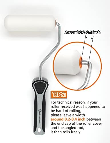 ROLLINGDOG 4 Inch Paint Roller Frame with Single Rod