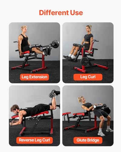 VEVOR Leg Press Machine, 700/550/440 LBS Capacity Lower Body Special Leg Machines, Adjustable Leg Strength Workout for High-Intensity Presses, Home Gym Workout Training Weight Equipment