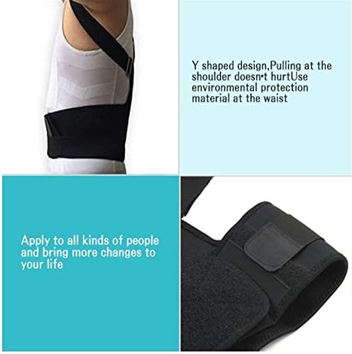 Posture Corrector Shoulder Bandage Corset for The Back Orthopedic Posture Correction Lower Back Support Belt for Men Women,White-XL,Black-M (White,Small)