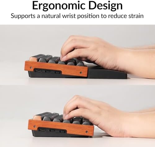 Keychron Silicone Palm Rest for K4 / K4 HE and Lemokey L1 / L1 HE – 14.65" Wrist Support for Compact 96% Layout Mechanical Keyboards, Smooth & Ergonomic Typing Comfort – Black