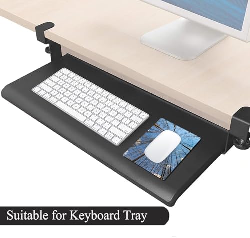 Small Mouse Pad, Mini Mouse Pad 6 X 8 Inch with Non-Slip Rubber Base for Keyboard Tray Laptops Wireless Mouse Home Office Travel, Washable & Portable (Woods Forest)