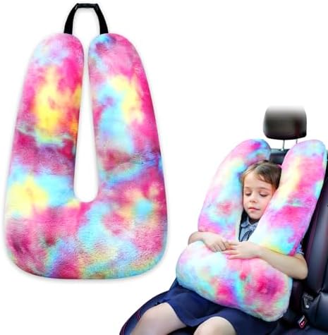 Car Pillow - Soft Adult and Child Car Sleeping Neck Head Support H-Shape Travel Pillow Cushion Car Seat Safety