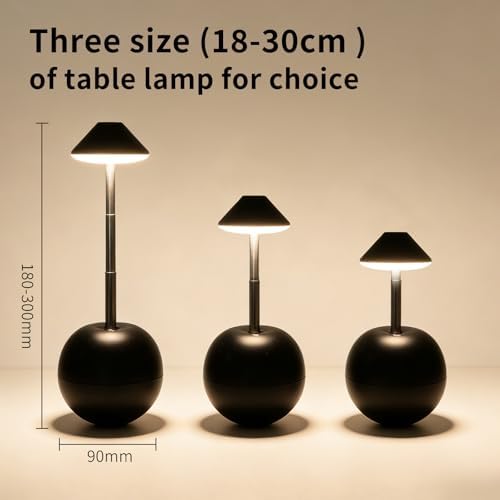 Rechargeable LED Table Lamp, Tumbler Cordless Lamp
