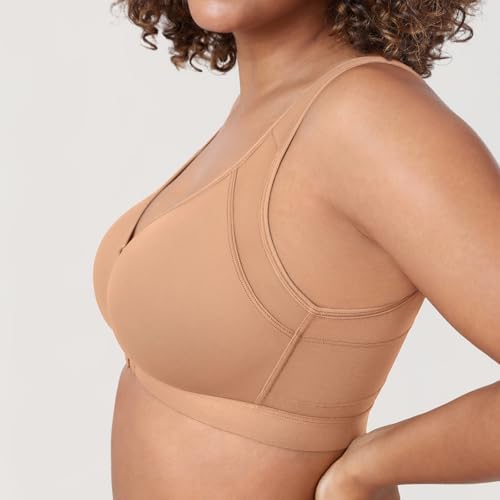 DELIMIRA Women's Front Closure Posture Support Bras