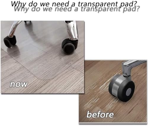 Chair Mat for Tile & Hardwood Floors Durable Plastic Office Floor Protector Ideal for Office & Kitchen 1mm Thickness Various Sizes: 60x100cm to 190x240cm.