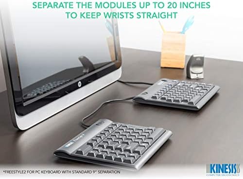 Kinesis Freestyle2 Ergonomic Keyboard for PC (20" Extended Separation)