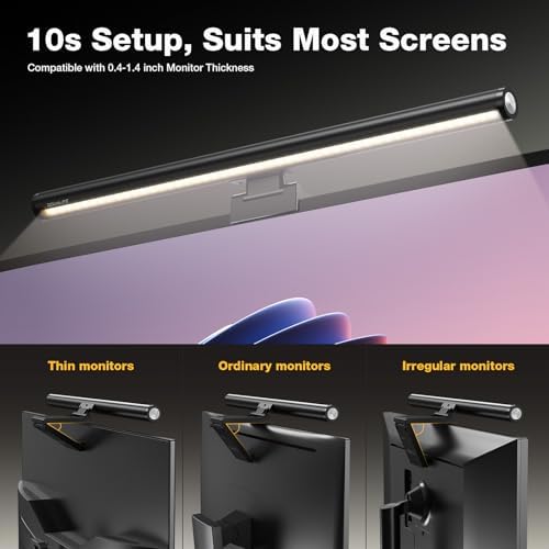Douxlife Monitor Light Bar Eye-Care Computer Screen Lamp with Remote