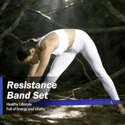 Resistance Bands for Working Out, 5 Levels Exercise Bands Set