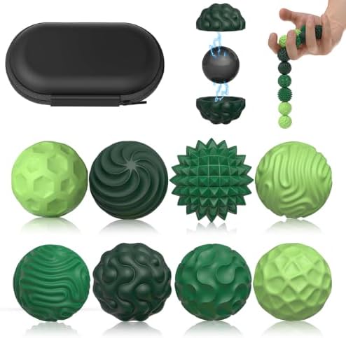 Magnetic Sensory Fidget Balls (8PCS), Weighted Magnet Balls Fidget Toys