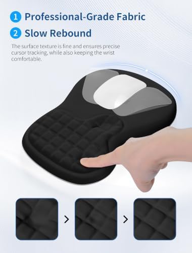 Ergonomic Mouse Pad Wrist Rest for Carpal Tunnel Pain Relief