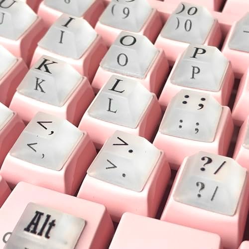 80 Pcs Long Nails Raised Keyboard Stickers for Typing & Gaming Gap Expander