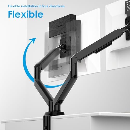 WAVLINK Docking Station Mount for Workstation, Behind Monitor Vesa Mounting, Electrolytic Iron Dock Holder for UG69PD8/UG69PD10/UMD01/UMD05, Vesa 35x75/75x75/100x100 Compatible