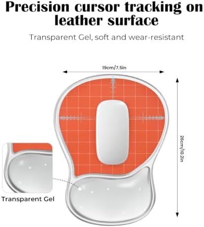 EooCoo Ergonomic Washable Mouse Pad with Gel Wrist Rest Support
