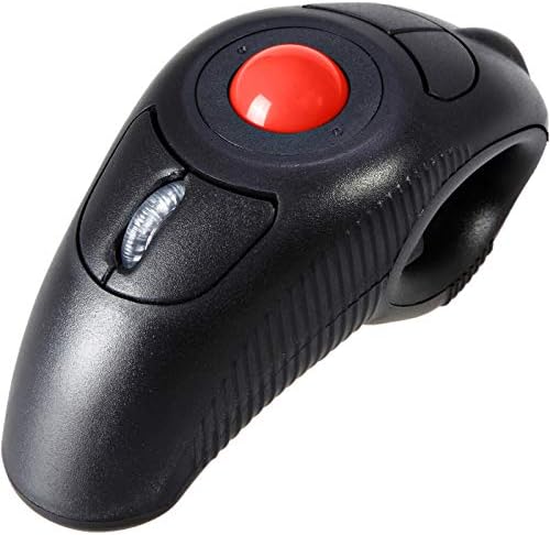 EIGIIS Wireless 2.4G USB Ergonomic Trackball Handheld Finger Mouse