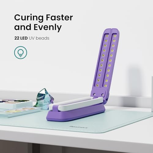 Resiners UV Resin Light, Rechargeable 3-in-1 Foldable UV Lamp, AirWave Pro