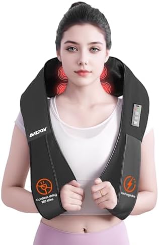 AMZPONY® Cordless Neck Massager for Pain Relief Deep Tissue