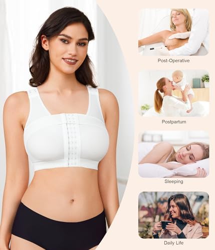 BRABIC Women's Front Closure Post-Surgery Posture Corrector Bra Shaper Tops