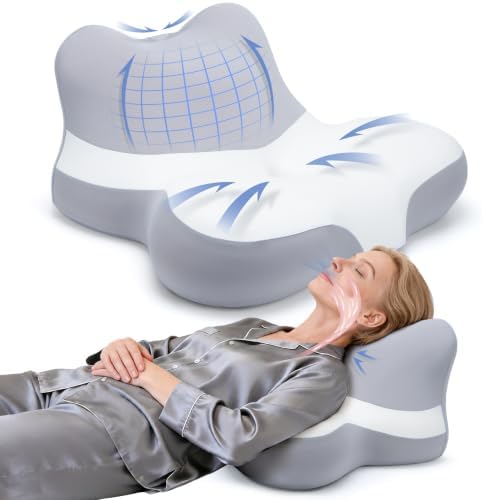 Wedge Pillow, Memory Foam Bed Wedges for Sleeping Apnea,Acid Reflux,Snoring