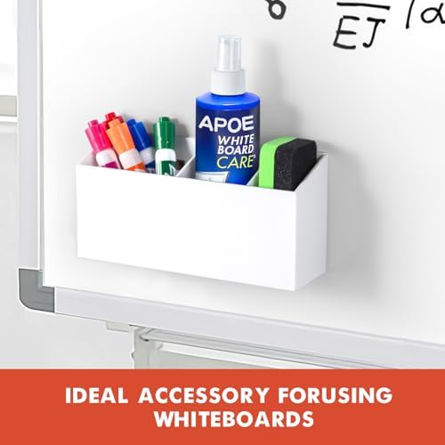 Magnetic Dry Erase Marker Holder for Whiteboard, Fridge Classroom