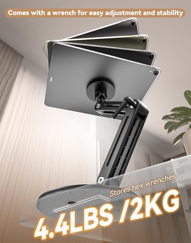 Jakeko Magnetic Portable Monitor Stand VESA Mount 75mm Travel 360° Swivel