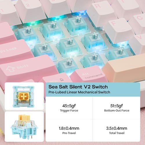 EPOMAKER TH108 PRO Full Size Mechanical Keyboard with Screen & Knob