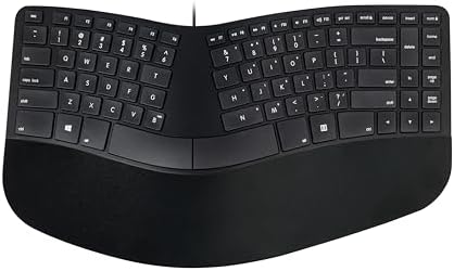 Matias - FK413PCD Sculpted Rechargeable Pc Keyboard