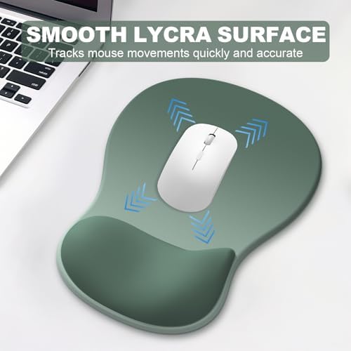 Ergonomic Mouse Pad with Wrist Rest and Keyboard Wrist Rest, Gel Mousepad