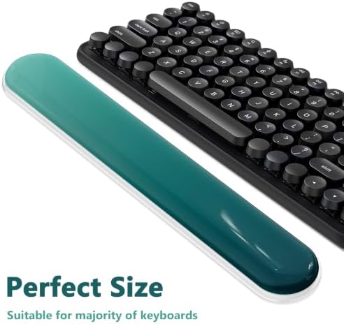 AKIT Ergonomic Mouse Pad and Keyboard Wrist Rest Set, Aurora Green