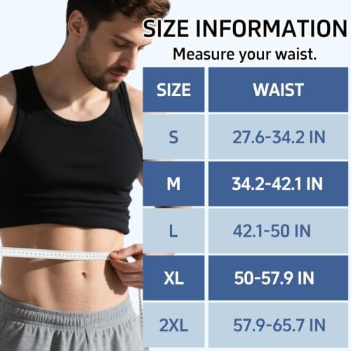 Back Brace for Men and Women Lower Back Support Belt Lumbar Black XXL