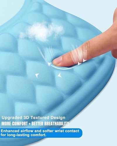 Ergonomic Mouse Pad with Sloped Memory Foam Wrist Rest