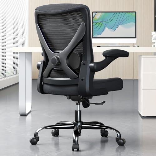 Office Chair: 330LBS Mesh Ergonomic Desk Chair Comfy with 3D Lumbar& Swivel
