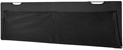 Mount-It! Under Desk Privacy Panel for Sit Stand Workstations [41 Inches Wide], with Cable Management and Organizer Pockets, Modesty Desk Skirt for Home and Office (Black)