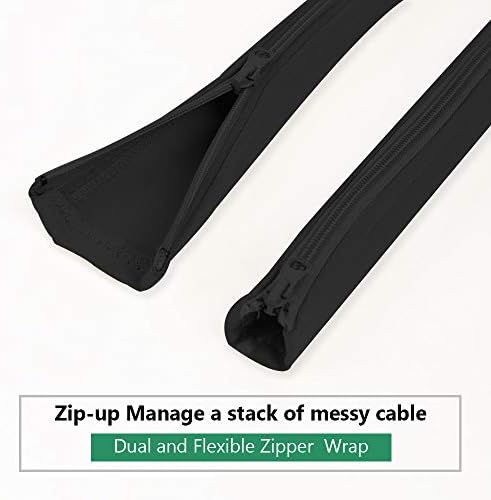 StangH Cable Management Sleeves for Wires 19 Inch, 4 Pieces -Black