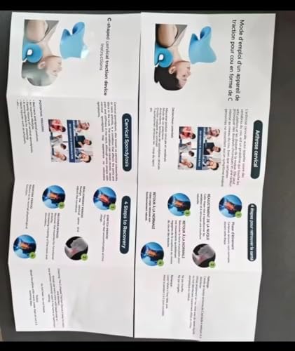Neck Stretcher, Helps with stretch 3 ways, Shoulder, Neck & Spine. Great Relaxer for Cervical Traction, Spine Alignment & Pain relief By LEAL ENTERPRISE.