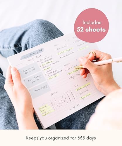 Lamare Weekly Planner Notepad – Premium Undated Weekly To Do List Notepad