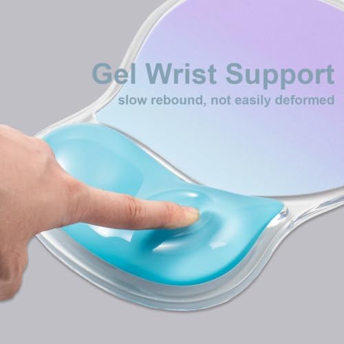 Keyboard Wrist Rest with Gel Mouse Pad - Ergonomic Mousepad Support