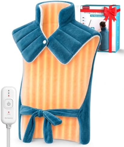 Comfytemp Heating Pad for Back Neck Shoulders, Weighted Electric Heated Pad