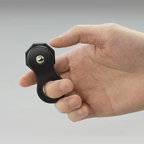 Yolscue Fidget Toy,Fidget Spinners Toy for Adults and Kids,Gifts Suitable for Children with Autism and ADHD,Quiet Office Desk Toy,Excellent for Relieving Stress and Anxiety Toys (Black)