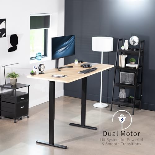 VIVO Light Wood 71 x 30 in Standing Desk, DESK-KIT-E2B7C