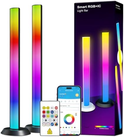 DAYBETTER Smart LED Light Bars,RGBICWW TV Light Bar for Living Room,Gaming