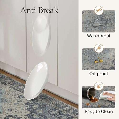 GENIMO Anti Fatigue Kitchen Mats for Floor 17"X59", Runner Rug,Navy