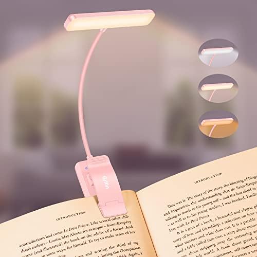 Gritin 19 LED Rechargeable Book Light for Reading in Bed