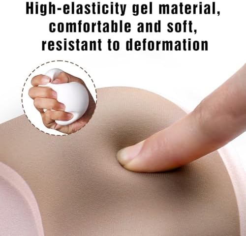 Ergonomic Mouse Pad with Wrist Rest - Gel Wrist Support Mousepad with Non-Slip PU Base for Computer, Laptop, Office & Home