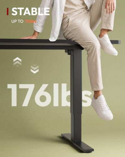 SANODESK 1'' Thick One-Piece 55 x 28'' Height Adjustable Standing Desk